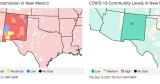 CDC maps show high COVID transmission, but low hospitalizations, as officials provide update on four viruses