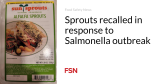 Sprouts recalled in response to Salmonella outbreak