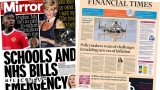 Newspaper headlines: NHS 'bills emergency' and 'new era of inflation' – BBC
