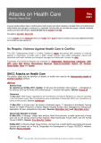 Attacks on Health Care Monthly News Brief – May 2021 – World