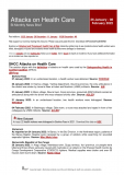 Attacks on Health Care Bi-Monthly News Brief: 26 January – 08 February 2022 – World