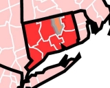 All but one county in Connecticut has a high coronavirus transmission rate