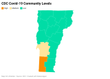 Bennington County has ‘high’ Covid levels, CDC reports