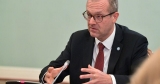 FILE PHOTO: Hans Kluge, World Health Organization regional director for Europe, attends a meeting with Russian Prime Minister Mikhail Mishustin in Moscow | U.S. & World
