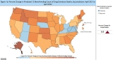 America’s drug crisis laid bare: CDC maps shows fatal overdoses have risen in all but EIGHT states