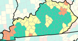 CDC's Kentucky risk map looks about the same as last week, but … – State-Journal.com