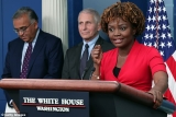 White House Press Secretary mocked for suggesting a COVID vaccine while Christmas shopping 