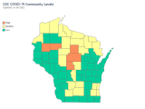 COVID-19 levels unchanged in Northeast Wisconsin
