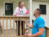 Chicopee neighborhood spruced up as 100 volunteers with RevitalizeCDC make repairs, do yard work at 4 homes