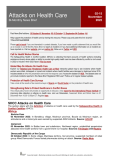 Attacks on Health Care Bi-Monthly News Brief: 02 – 15 November 2022 – World