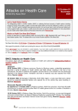 Attacks on Health Care Bi-Monthly News Brief: 19 October – 01 November 2022 – World
