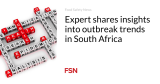 Expert shares insights into outbreak trends in South Africa