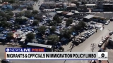 Seeking asylum, migrant encampment grows in Mexico amid uncertainty over US policy