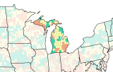 See the 18 Michigan counties the CDC recommends masks for this week