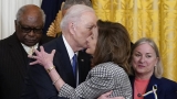 Psaki: Pelosi kissing Biden on cheek does not meet CDC’s ‘bar’ of ‘close contact’ for COVID transmission