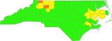 Look at all this green in NC on CDC’s COVID-19 map