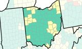 Greater Cleveland counties improve to low, medium COVID-19 spread; CDC map for Oct. 6