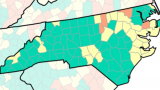 Only one Eastern Carolina county in COVID-19 high-risk zone