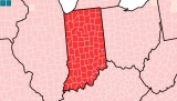 Indiana COVID-19 transmission risk