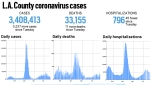 L.A. County reported 3,237 more cases and 17 new deaths, Aug. 31 – Daily News