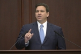 Gov. DeSantis speaks in Jasper