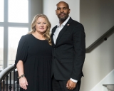 Jerome Adams and his wife, Lacey, fight cancer and the “Trump Effect”