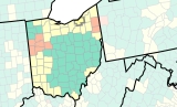 Cuyahoga County, most of northern Ohio now yellow for moderate COVID-19 spread: CDC map