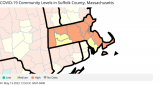 Most of Mass. now in ‘red’ for COVID-19 spread