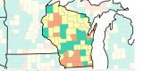 16 counties have high COVID-19 community levels