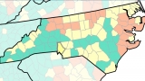 NC COVID cases and wastewater levels flattening after spring wave