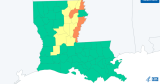 CDC map shows low COVID-19 community levels in Acadiana