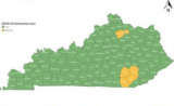 No Kentucky counties in “high” category on latest CDC COVID map