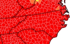 Every North Carolina county now in red on CDC’s COVID-19 spread map
