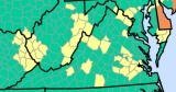Much of Central Virginia now ranks as medium, updated CDC map shows