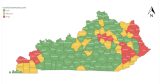 Fayette County among multiple counties back in red zone
