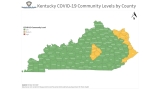 Kentucky health cabinet reports discrepancy in recent CDC COVID transmission levels map