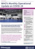 Monthly operational update on COVID-19