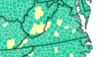 Masks are recommended for just 1 Virginia locality, updated map shows