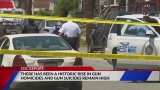 CDC discusses rise in gun deaths today