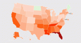 Covid cases are rising in the states with low vaccination rates