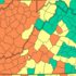 CDC offers color-coded map for COVID-19 risk | Local News