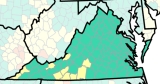 Majority of Virginia is now low; 12 localities rank medium